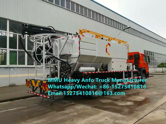 Υψηλό κόστος απόδοσης Κίνα αξιοπιστία Tread Bulk Trucks 15/20/25Ton Πολυλειτουργικά εκρηκτικά βαρέως αμμωνίου πετρελαίου Γαλάκτωμα ANFO Truck MMU MEMU Για Μογγολία ΛΔΚ ΚΟΝΓΟ ΠΕΡΟΥ Γκάνα Mining Blasting