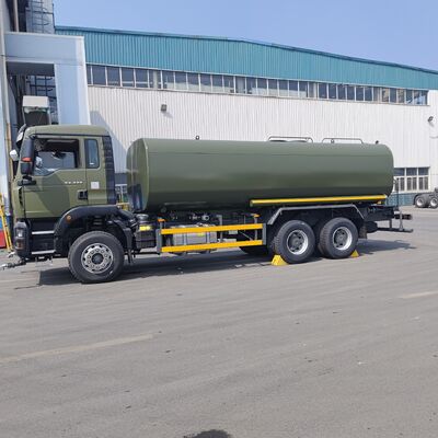 Φορτηγό δεξαμενής νερού HOWO TX 6×4 με φυγόκεντρη αντλία νερού υψηλής πίεσης χωρητικότητας 15-20 CBM και ενισχυμένο σώμα δεξαμενής για καταστολή σκόνης και δημοτικό καθαρισμό