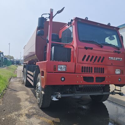 Φορτηγό βαρέως τύπου Shantui 6×4 Mining Water Sprinkler με ωφέλιμο φορτίο 20 Τ και δεξαμενή άνθρακα από χάλυβα