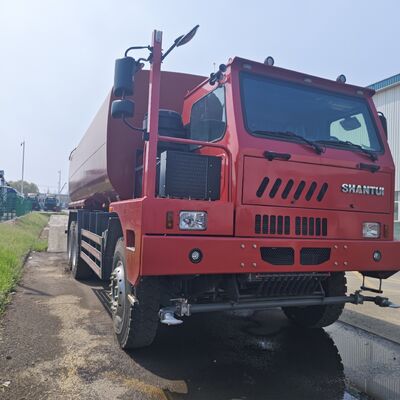 Shantui 6×4 Mining Water Truck with 20T Payload and Carbon Steel Tank for Dust Suppression