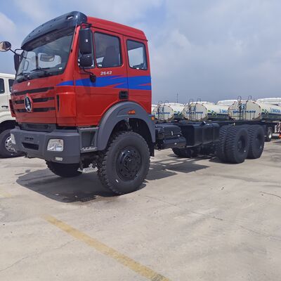 BEIBEN 2638 6×4 βαρύ φορτηγό ελκυστήρα με κινητήρα WEICHAI 380HP και πλαίσιο τεχνολογίας Mercedes-Benz
