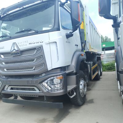 HOWO NX 6×4 ορυχείο φορτηγό με 400HP κινητήρα και U σχήμα φορτηγό για τη μεταφορά βαρέων φορτίων