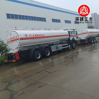 Τεχνικό φορτηγό Beiben 8x8 35000L βαρέος φορτίος καυσίμου για τις εξόρυξεις του Κονγκό