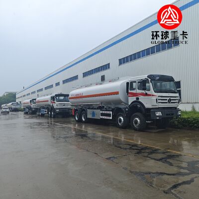 Φορτηγό Βυτιοφόρο Καυσίμου Diesel Beiben 8×8 35000L με Στιβαρό Σασί Εκτός Δρόμου για Περιοχές Εξόρυξης του Κονγκό