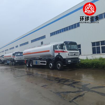 Τεχνικό φορτηγό Beiben 8x8 35000L για την εξορυκτική βιομηχανία του Κονγκό