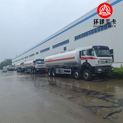 Τεθωρακισμένο φορτηγό καυσίμου Beiben 8x8 35000L για εξόρυξη στο Κονγκό