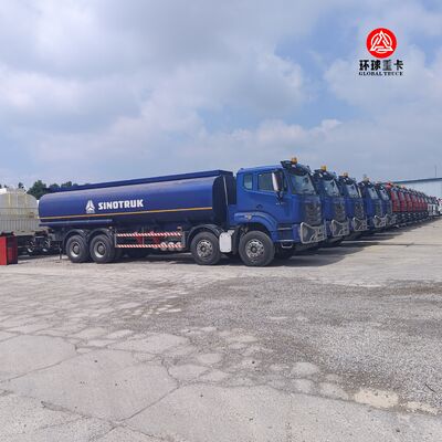 HOWO NX 8x4 30000L φορτηγό δεξαμενόπλοιου καυσίμου βαρύ φορτηγό ντίζελ για την αγορά της Γκάνα