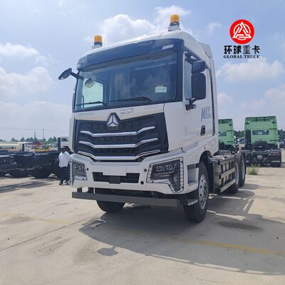 Όλο καινούριος HOWO NX 6x4 430HP δεξιά κίνηση τρακτέρ φορτηγό Prime Mover για την Τανζανία Logistics