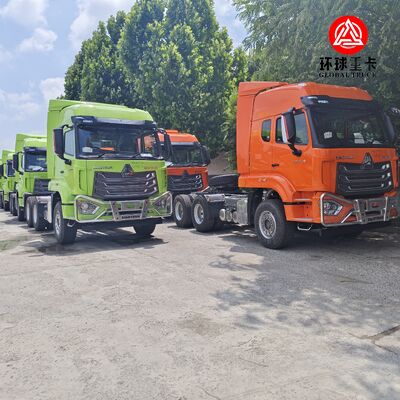 Ολοκαίνουργιο Τράκτορας HOWO NX 6x4 400HP Κινητήρας Ντίζελ Prime Mover για Βαριά Logistics