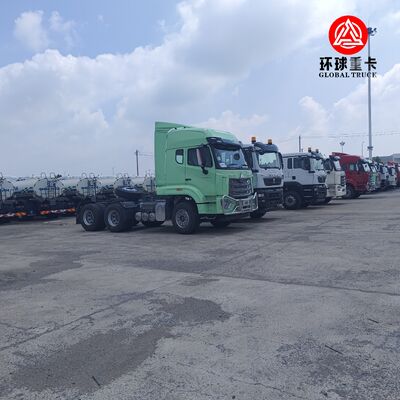 Νέο HOWO NX 6x4 Τρακτέρ Κεφαλοφόρο 371HP Diesel Prime Mover για βαριά φορτία Logistics Transport