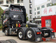 Μαύρο φορτηγό ρυμουλκών τρακτέρ χρώματος με την ανώτατη ταχύτητα ροδών 295/80R22.5 και 115km/h