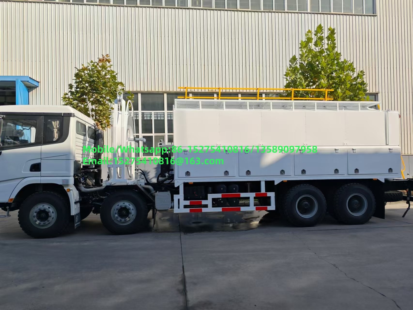 Πολυλειτουργικό 15T 20T BCRH-20 ANFO επί τόπου μεικτό γαλακτωματοποιητικό Τροχαία χύδην Μετακίνητα εκρηκτικά Μονάδα παραγωγής Μονγκόλια Ορυχεία Εκρήξεις MEMU MMU