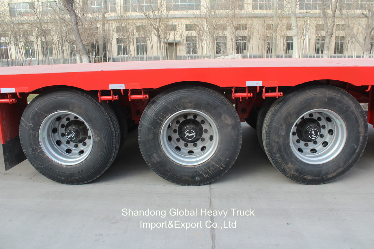 Τάξι 60 τόνων 3 άξονες 2 άξονες Lowboy Lowbed Lowbed Semi Trailers