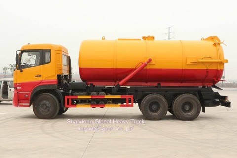 Καλή τιμή οχήματα Dongfeng 6*4 αντλία αποχέτευσης δεξαμενή κενού συνδυασμός αποχέτευσης καθαρισμού φορτηγά