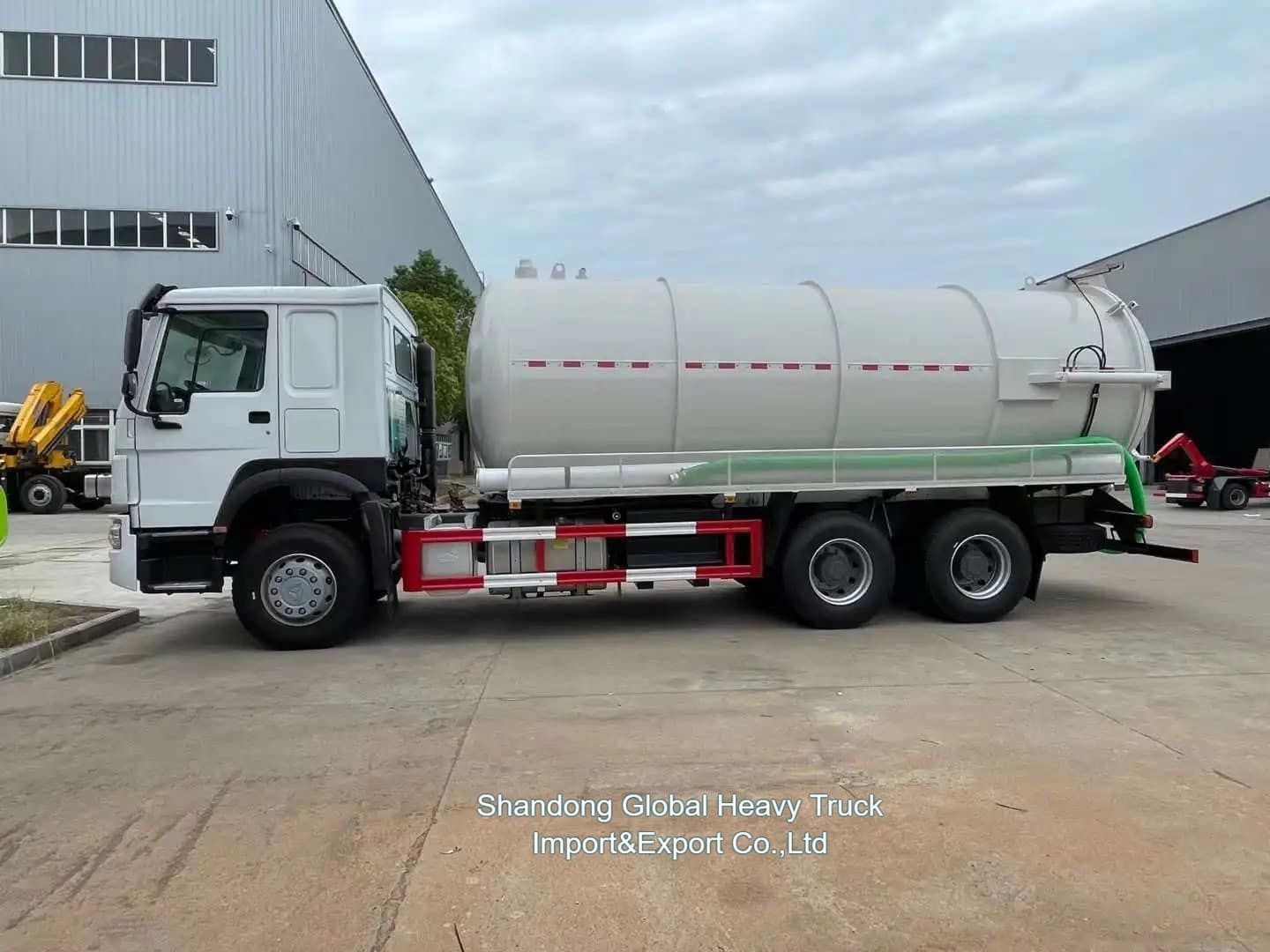 Σινοτρούκ HOWO 6X4 20cbm αποχετευτική αναρρόφηση