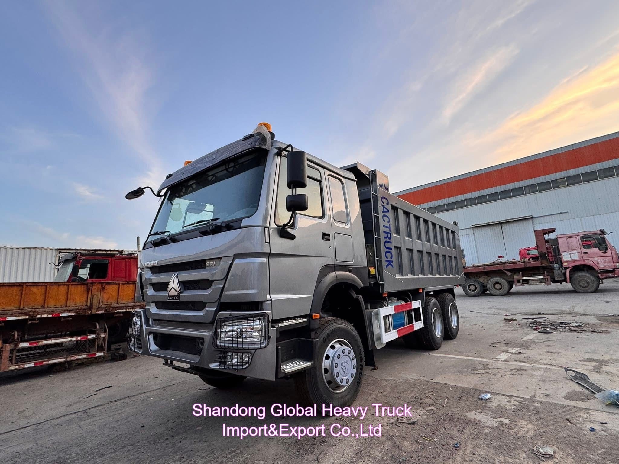 Σινοφόρα 6X4 HOWO 10 τροχούς βαρύ φορτίο 18 19 20cbm 20m3 Νέα μεταχειρισμένα φορτηγά