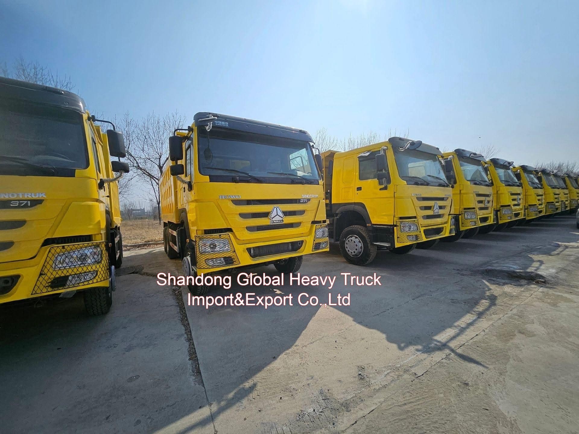 Νέο Sinotruk HOWO 30 τόνων βαρύ φορτίο Sino Cargo 20cbm 6X4 371HP 380HP 400HP Off Road Dumpper / Tipper Dump Trucks για μεταφορά
