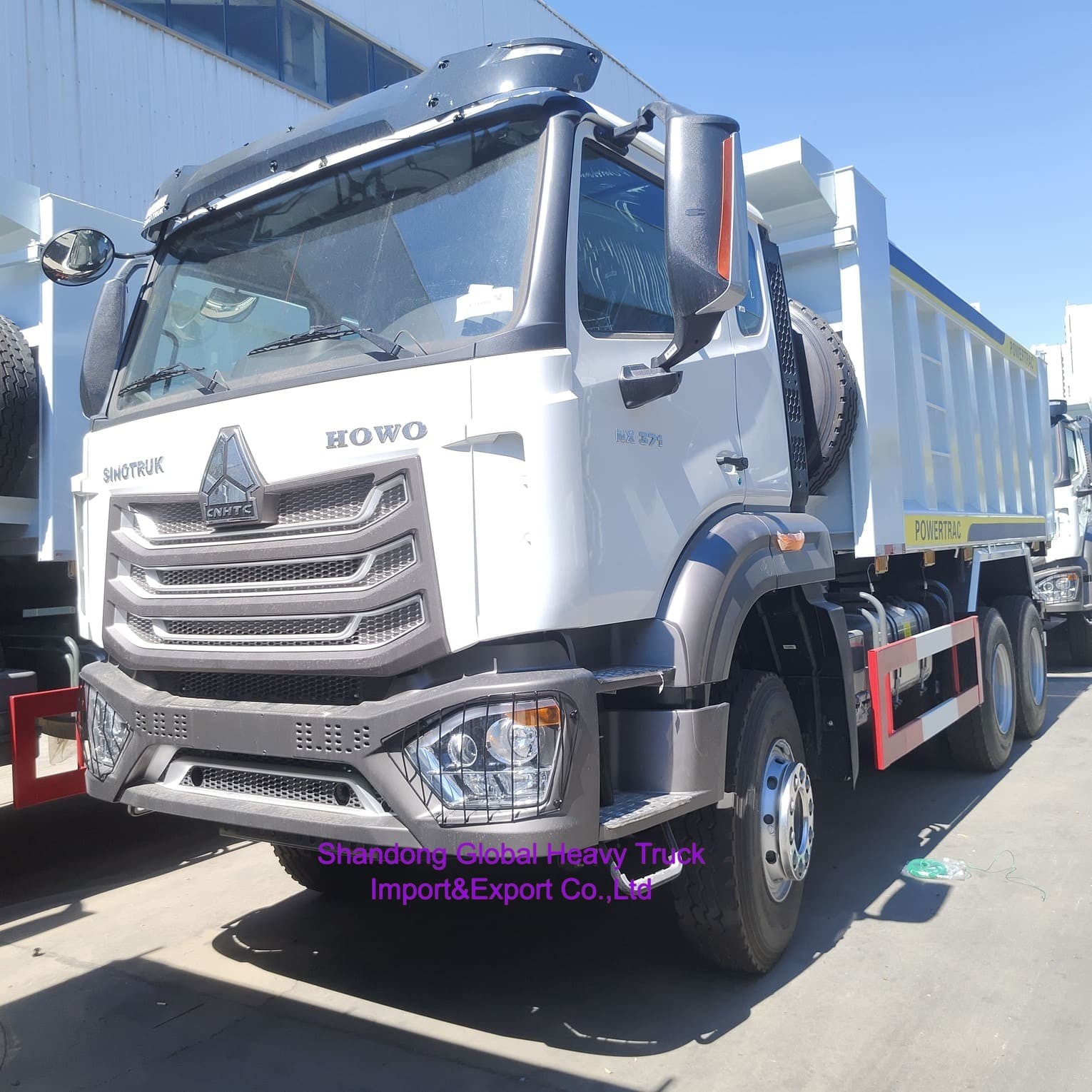 12 τροχούς Hohan Χρησιμοποιείται Sinotruk HOWO 8X4 Ex N Nx Dump Tipper Truck 371HP 380HP