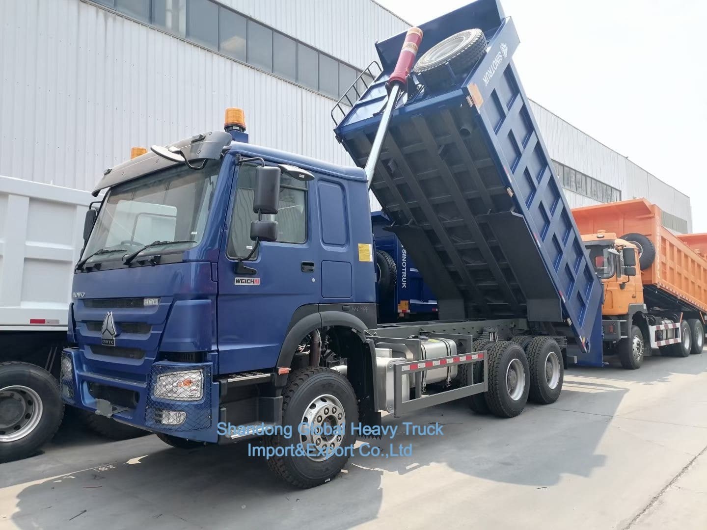 Sinotruk HOWO Camion Volteo κατασκευαστής 6X4 8X4 340HP 380HP 400HP φορτηγό
