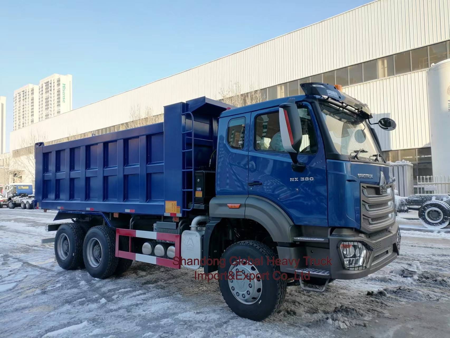 Sinotruk HOWO Nx Tx Χρησιμοποιούμενο 10 τροχούς 371 HP 6X4 ορυχείο