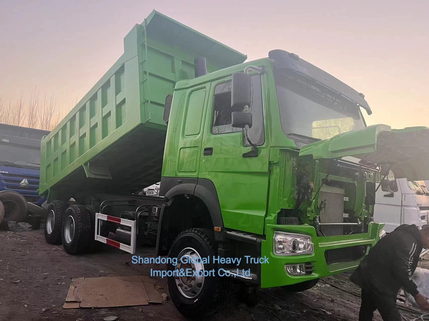 Χαμηλή Τιμή Sinotruk HOWO Nx Tx Μεταχειρισμένο Καινούργιο Κατασκευαστής Μεταλλευτικό Φορτηγό Ανατροπής