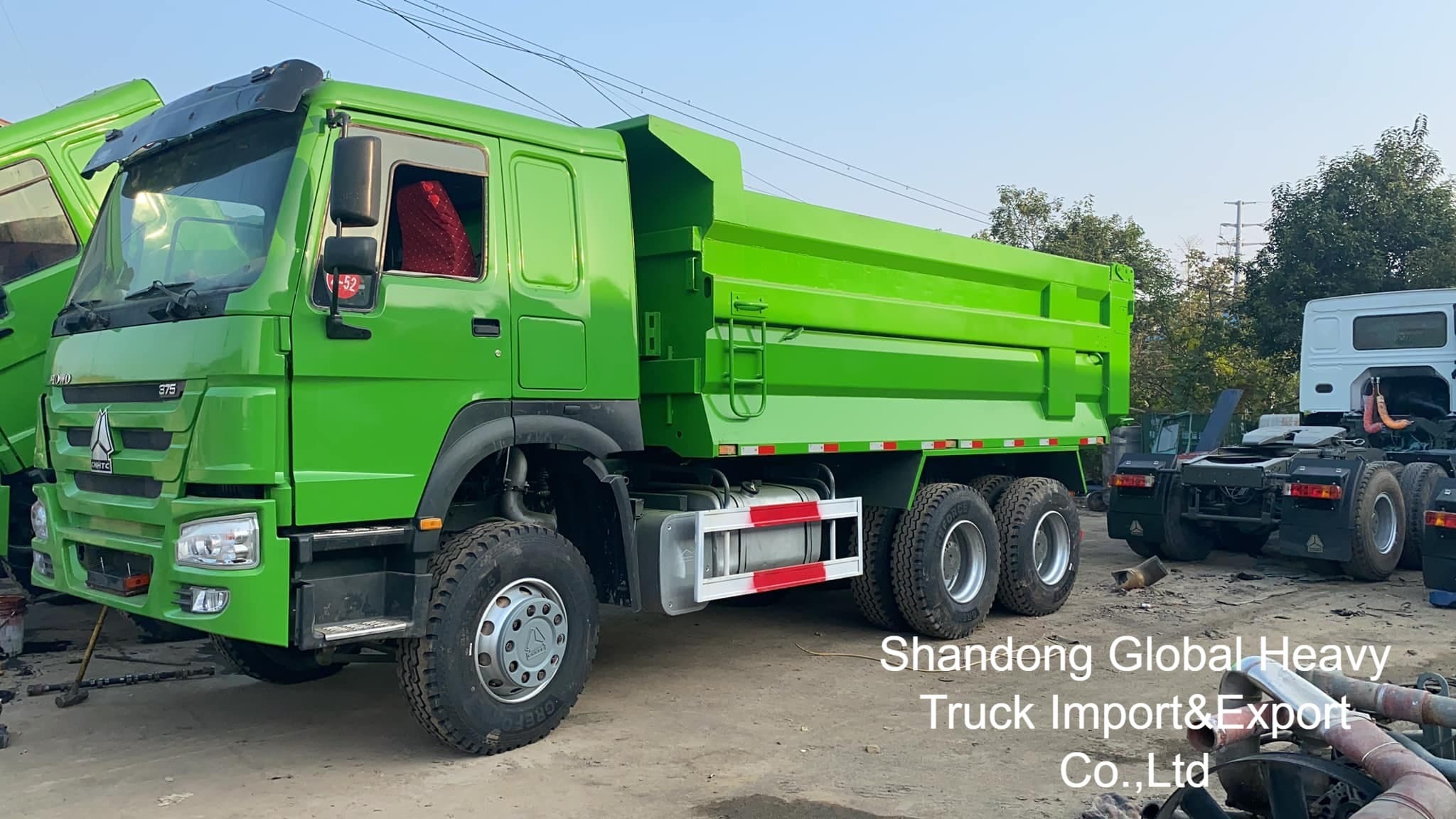 Μεταχειρισμένο Sinotruk HOWO 6X4/8X4 A7/T7 10/12 Wheeler 371hp 18-25cbm Βαρέως Τύπου Ανατρεπόμενο Φορτηγό