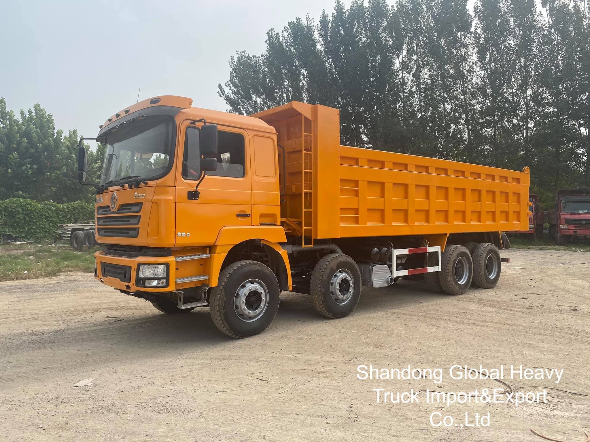 Μεταχειρισμένο Shacman 8*4 12 Τροχών F3000 X3000 Dump Truck Tipper Trucks