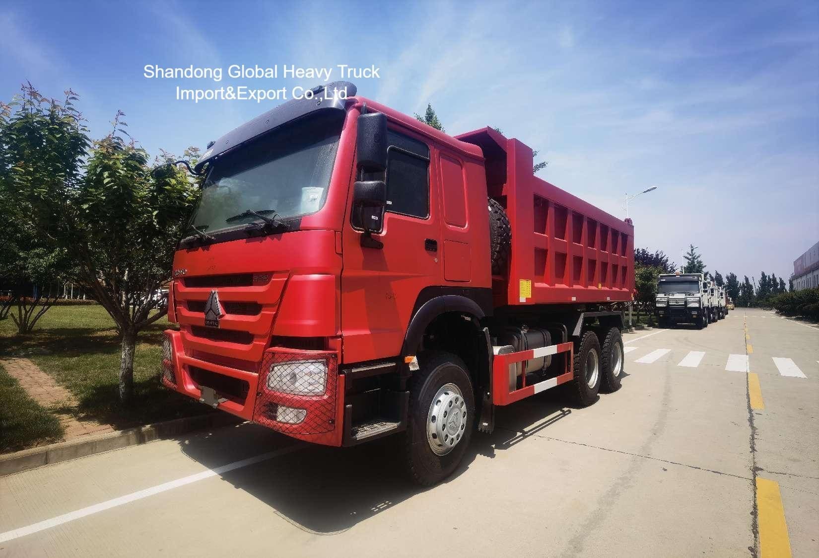 Κινέζικη αυθεντική μάρκα HOWO / Shacman 380hp/371hp 6X4 8X4 10/12 τροχών φορτηγό ανατροπής για εξόρυξη