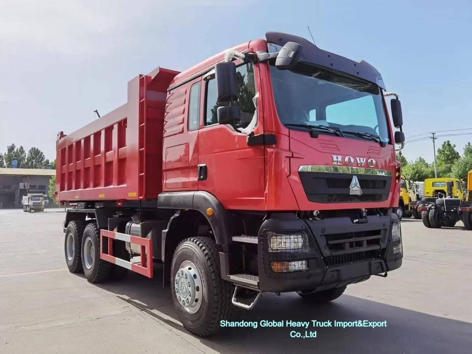 Υψηλής απόδοσης Sinotruck HOWO Tx Dump Truck 6*4 Φορτηγό Μείγματος Σιδήρου