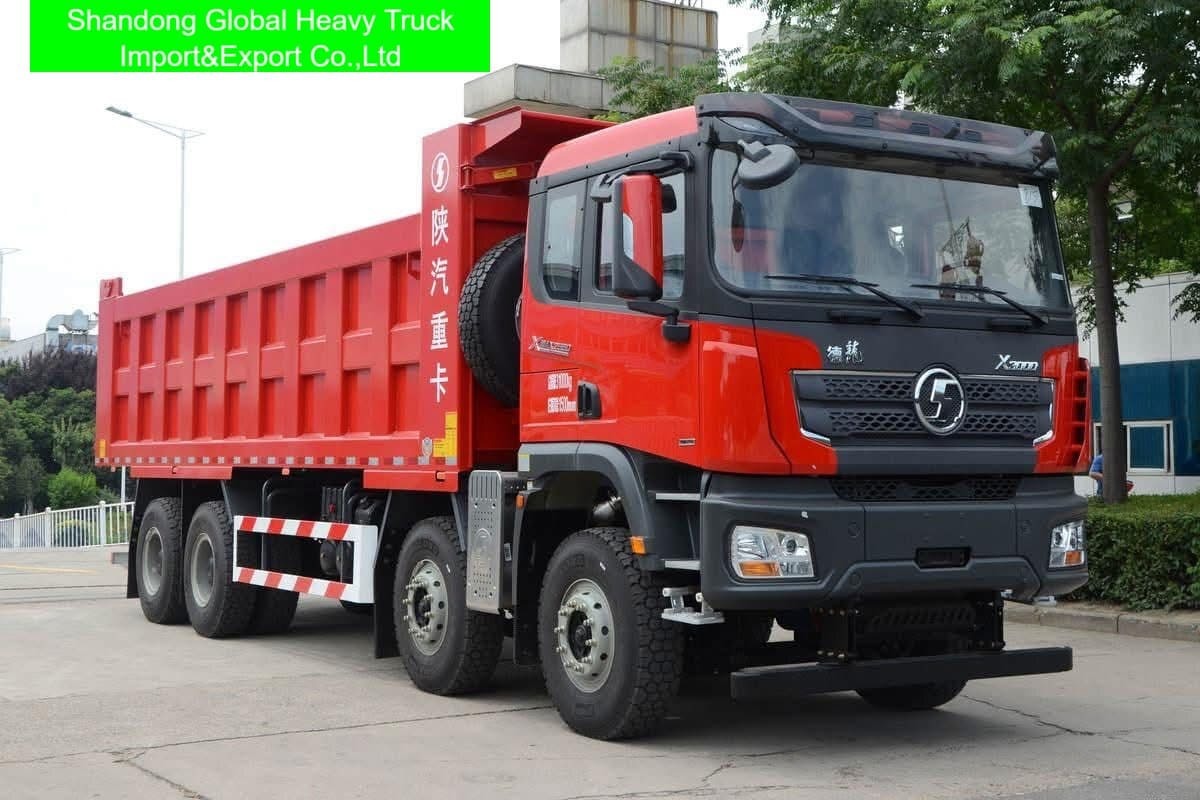 Shacman F3000 X3000 H3000 M3000 HOWO 371 380 375 8X4 Βαρέως Τύπου Ανατρεπόμενο Φορτηγό