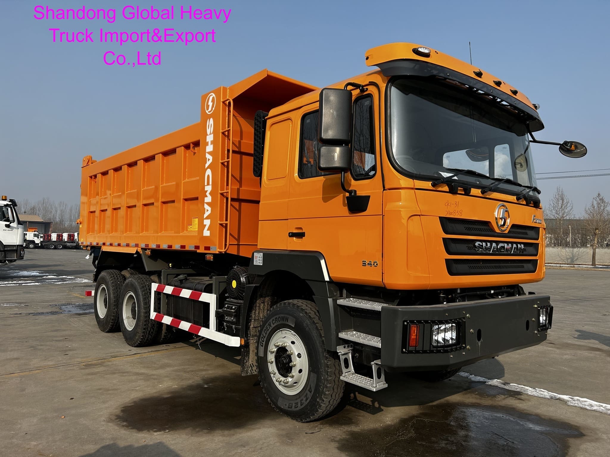 Shacman F3000 380HP 6X4 10 Τροχοί Βαρέως Τύπου Ανατρεπόμενο Φορτηγό για Εξόρυξη και Κατασκευές
