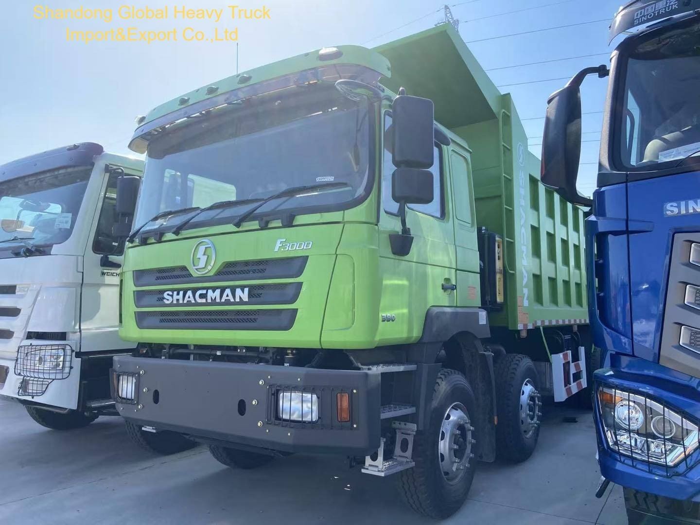 Shacman F3000 8×4 12 Τροχοί Βαρέως Τύπου Ανατρεπόμενο Φορτηγό με Ωφέλιμο Φορτίο 35-40 Τόνων και Χωρητικότητα 25-30 m³