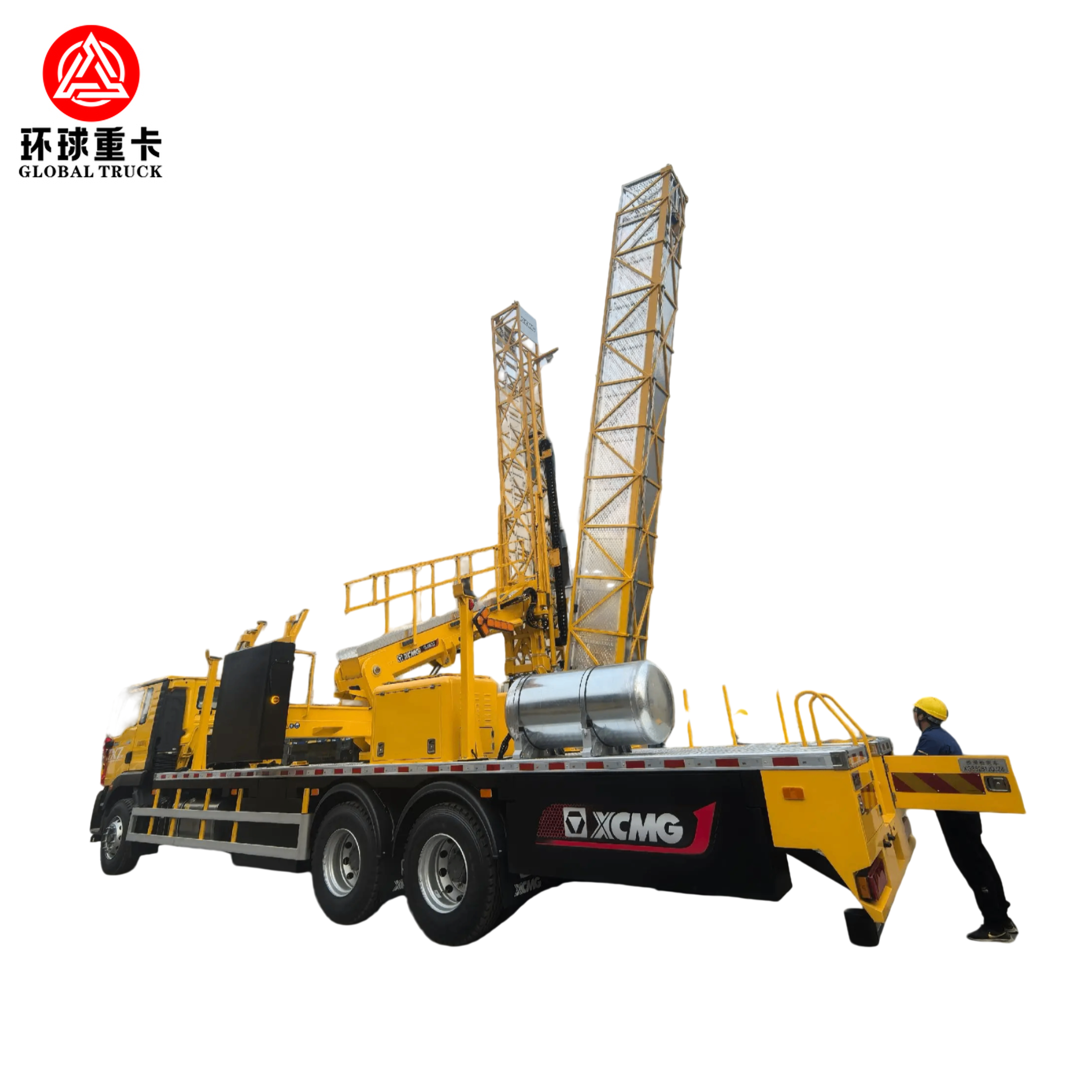 Professional Bridge Inspection Truck with 12m-20m Working Height Euro III Emission Standard and Hydraulic Outriggers for Under Bridge Access