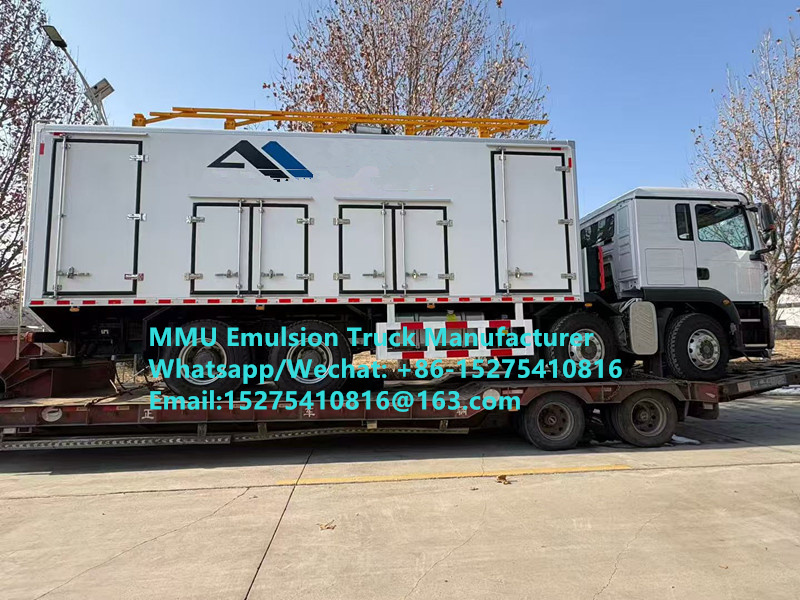 GOOD BLAST QUALITY AND SAFETY 20TON EMULSION-BASED BULK EXPLOSIVES TRUCK VEHICLE FOR WET OR DRY BLASTHOLES MONGOLIA, KAZAKHSTAN, UZBEKISTAN, INDONESIA, CONGO DRC, ZAMBIA, TANZANIA, GUINEA