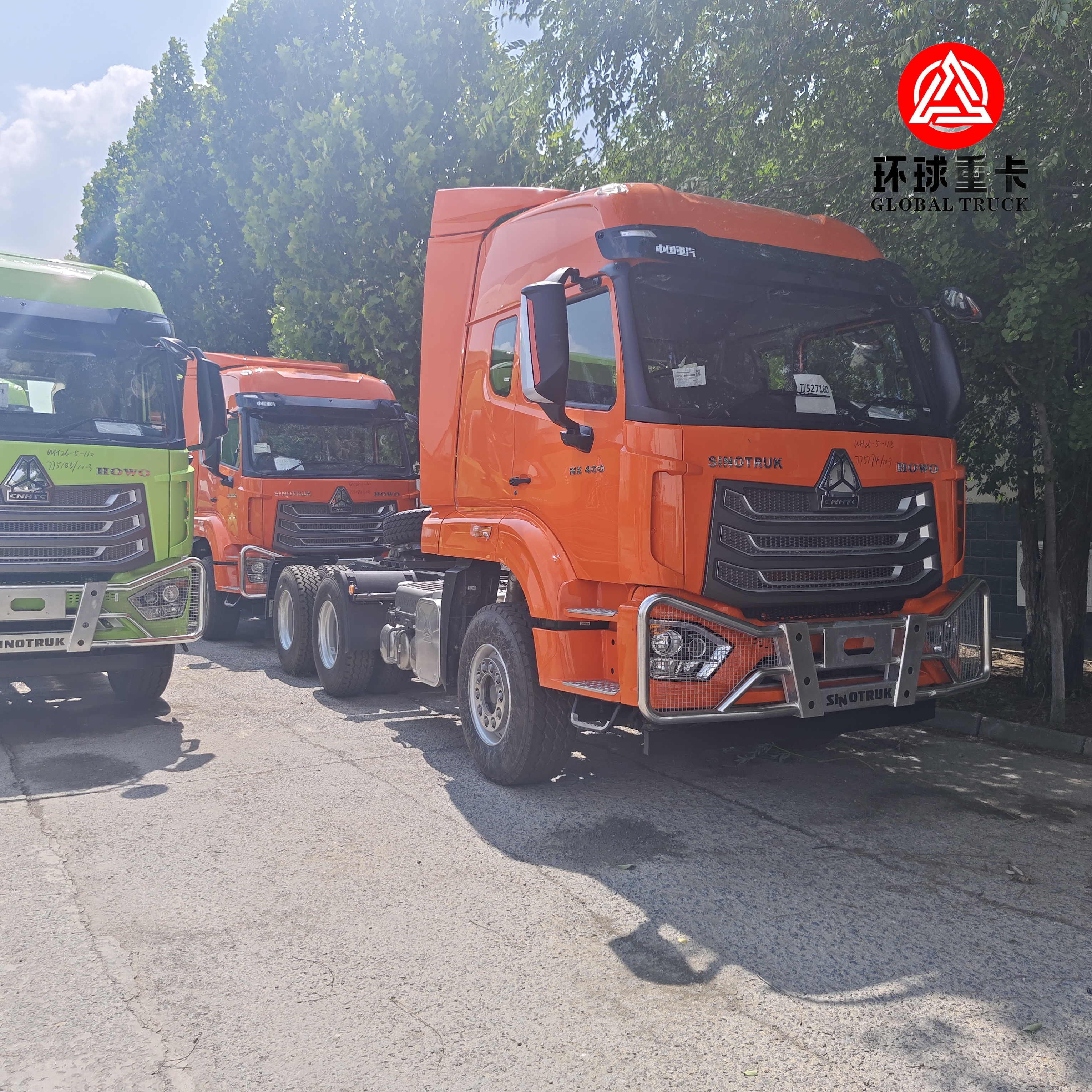 Όλο καινούριος Sinotruk HOWO NX 400HP 6x4 βαρύ φορτηγό ελκυστήρα φορτηγό Prime Mover για τη διεθνή μεταφορά εμπορευμάτων