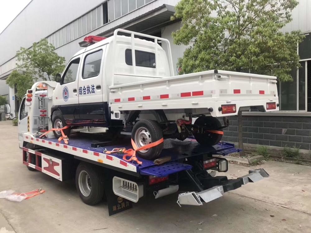 Υδραυλικό μέσο φορτηγό οδικού Wrecker καθήκοντος/μικρό φορτηγό ρυμούλκησης 4x2 επίπεδης βάσης